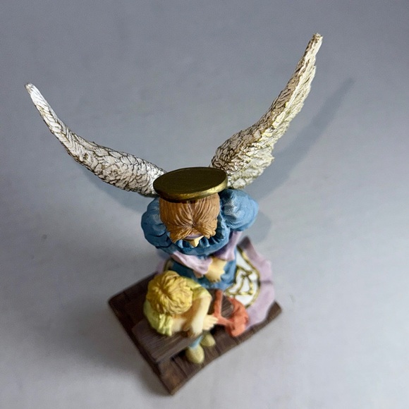 Blue Angel Figurine with Student - Picture 6 of 7